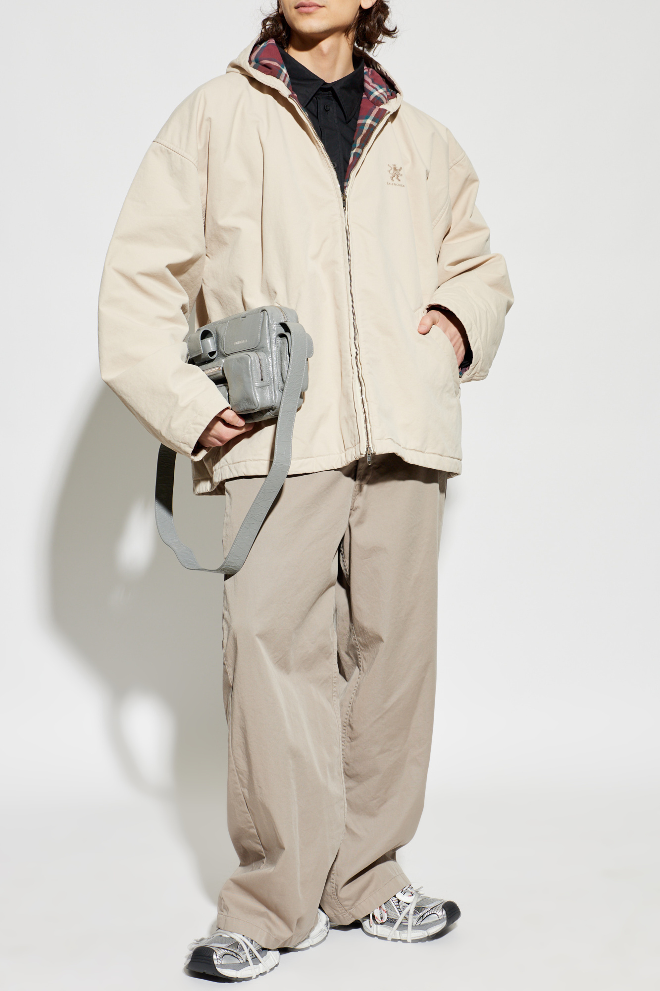 Balenciaga Jacket with embroidered logo | Men's | Vitkac